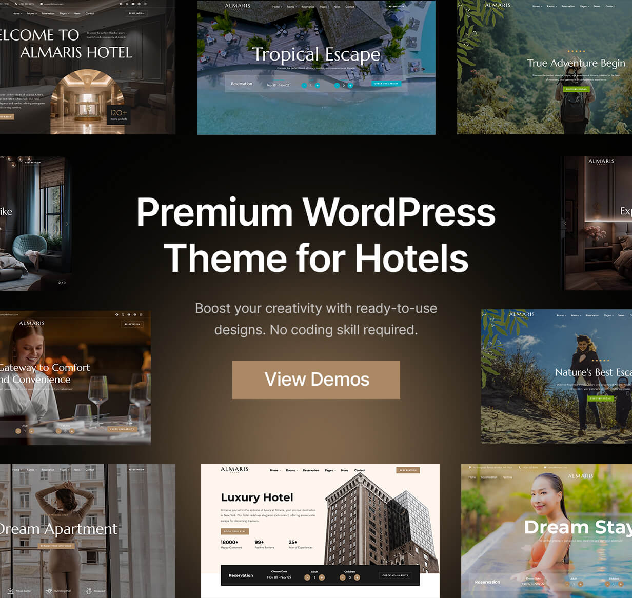 Almaris - Hotel Booking WordPress Theme - 2