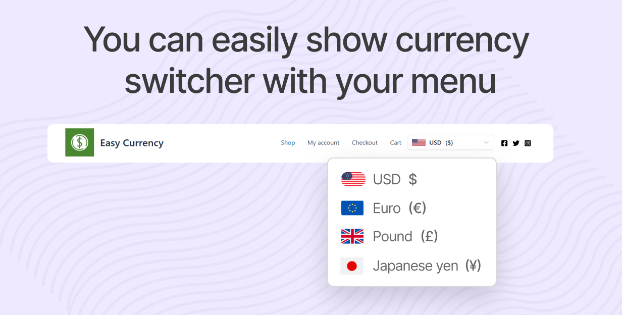 easy currency switcher