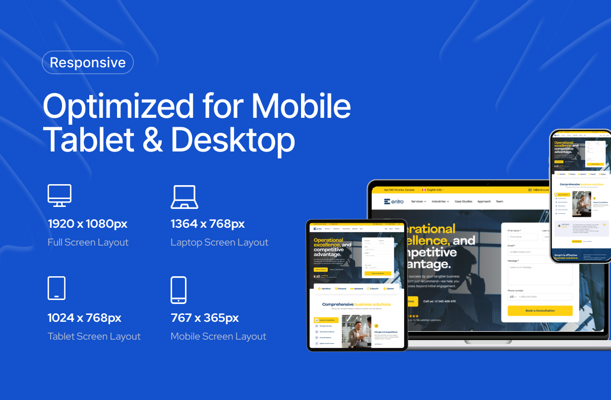 Entro – Elementor Business Consulting WordPress Theme - 7