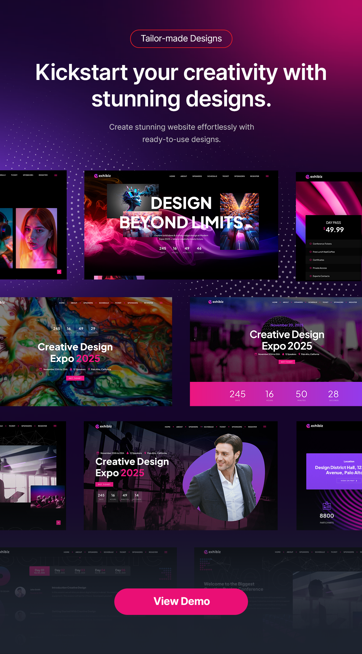 Exhibiz - Event, Conference and Meetup WordPress Theme