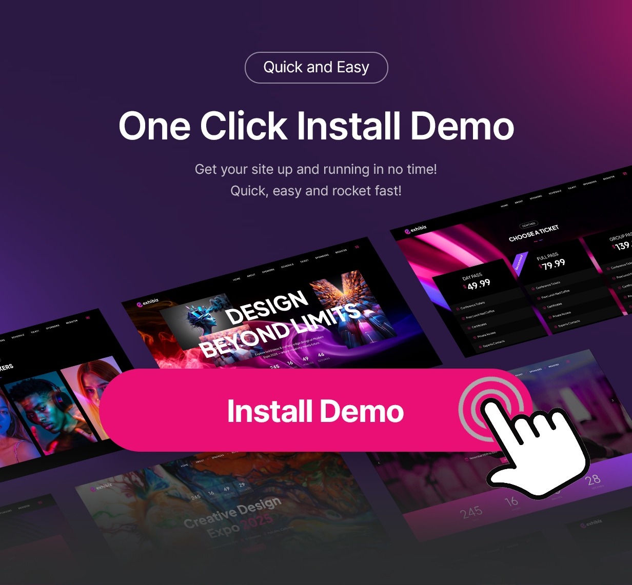 Exhibiz - Event, Conference and Meetup WordPress Theme