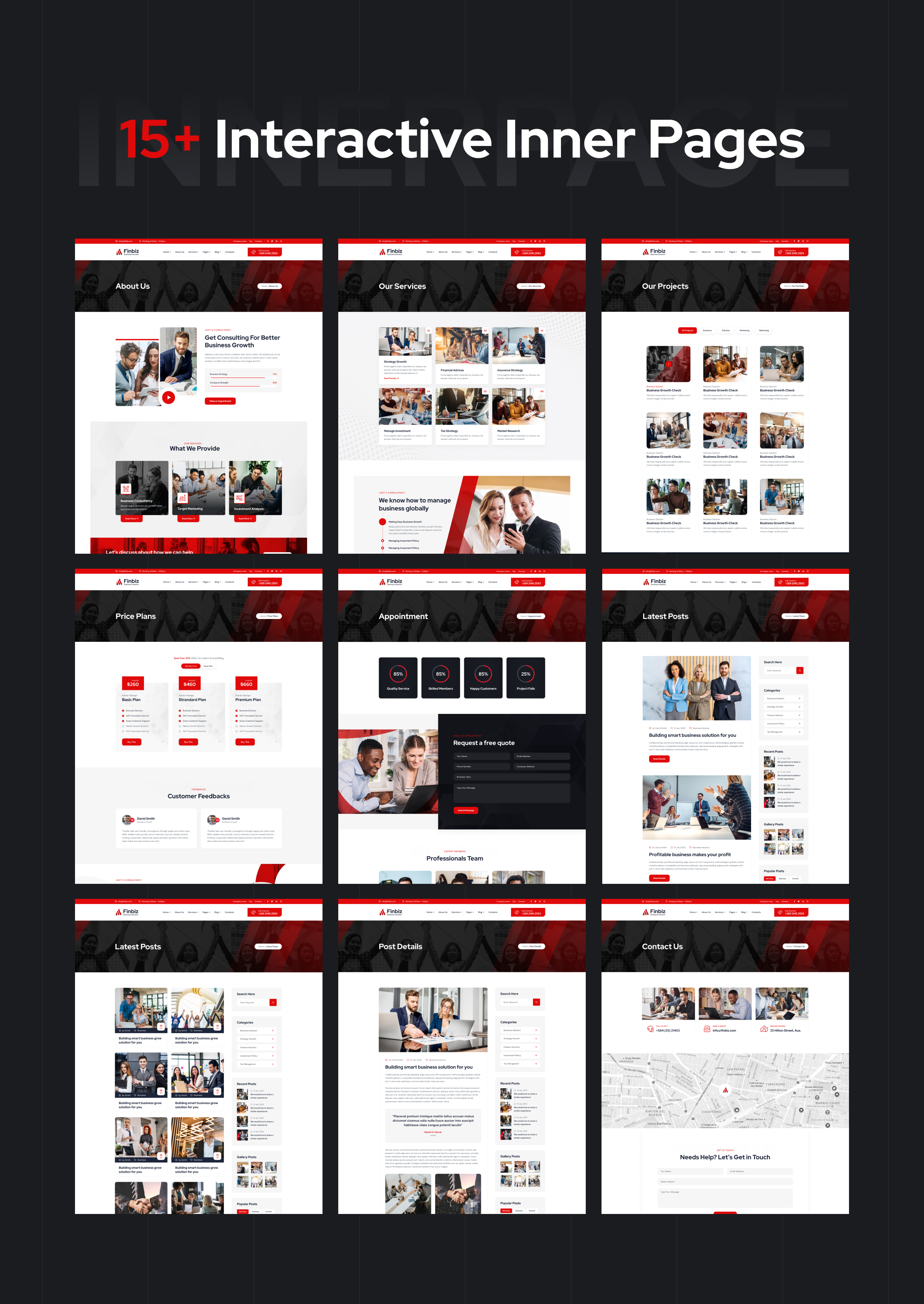 Finbiz - Consulting Business React Js Template