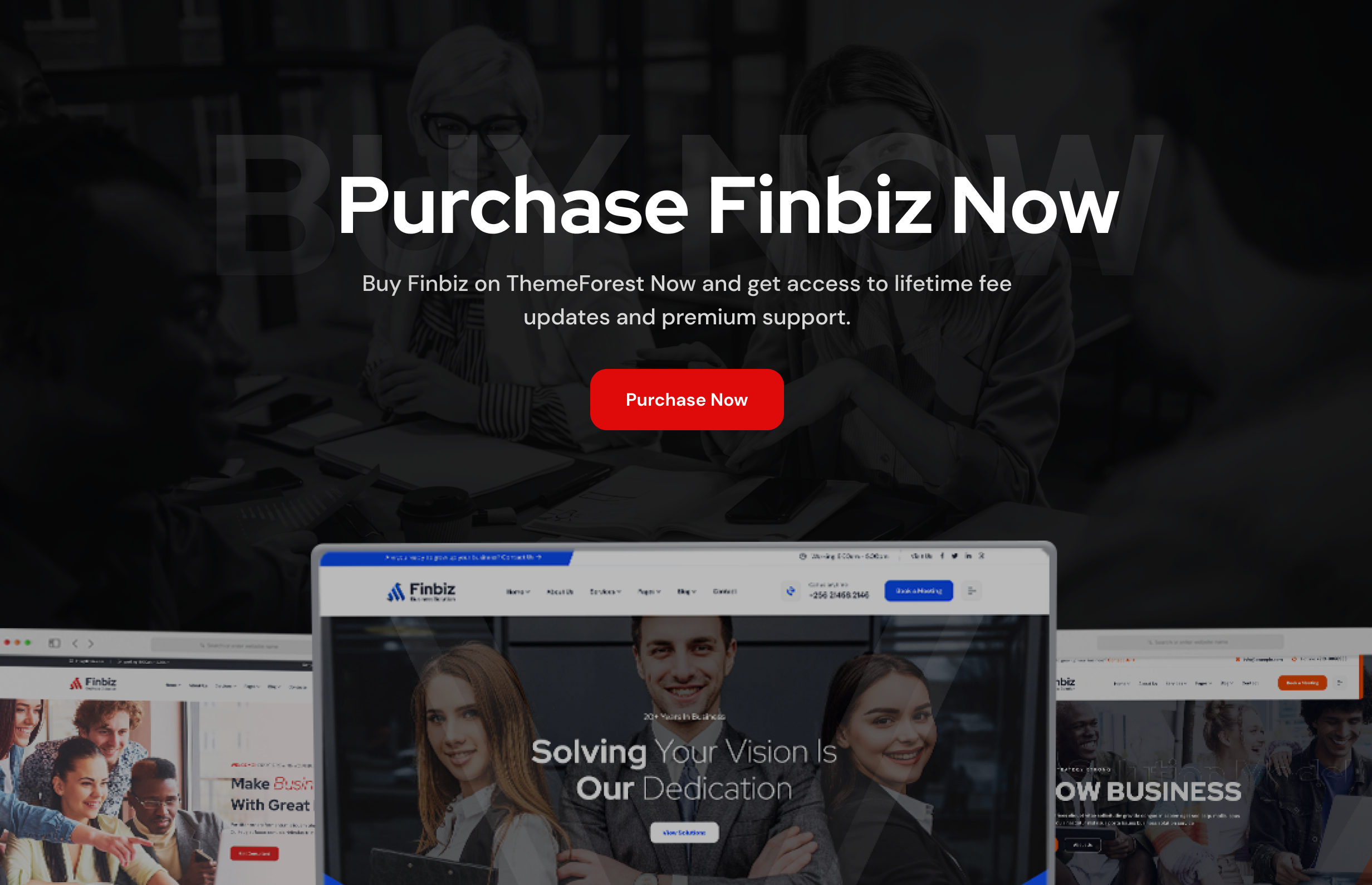 Finbiz - Consulting Business React Js Template
