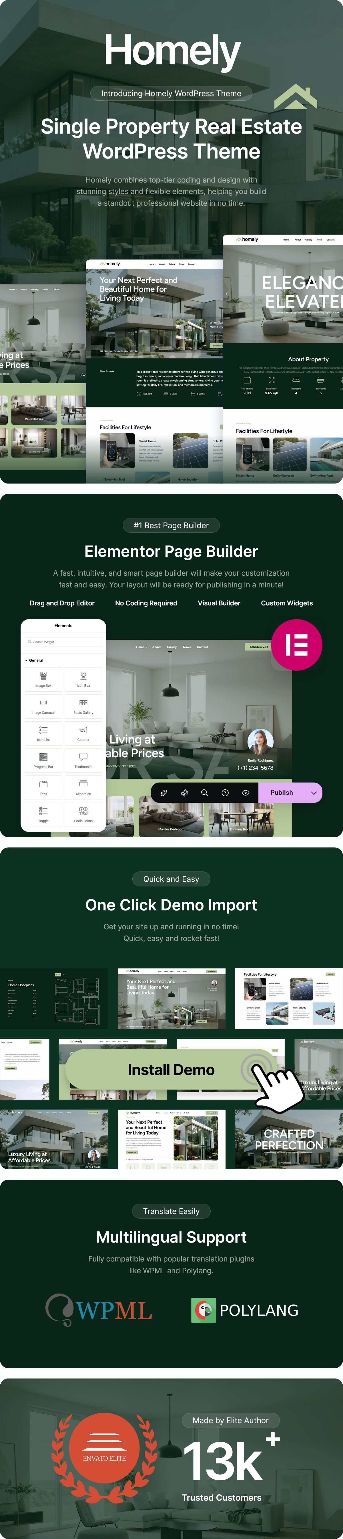 Homely Single Property WordPress Theme