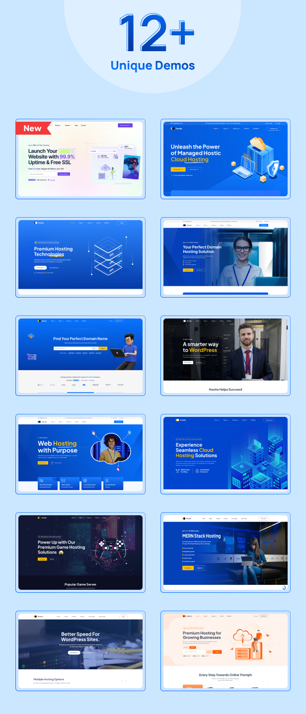 Hostie - Web Hosting & WHMCS HTML Template