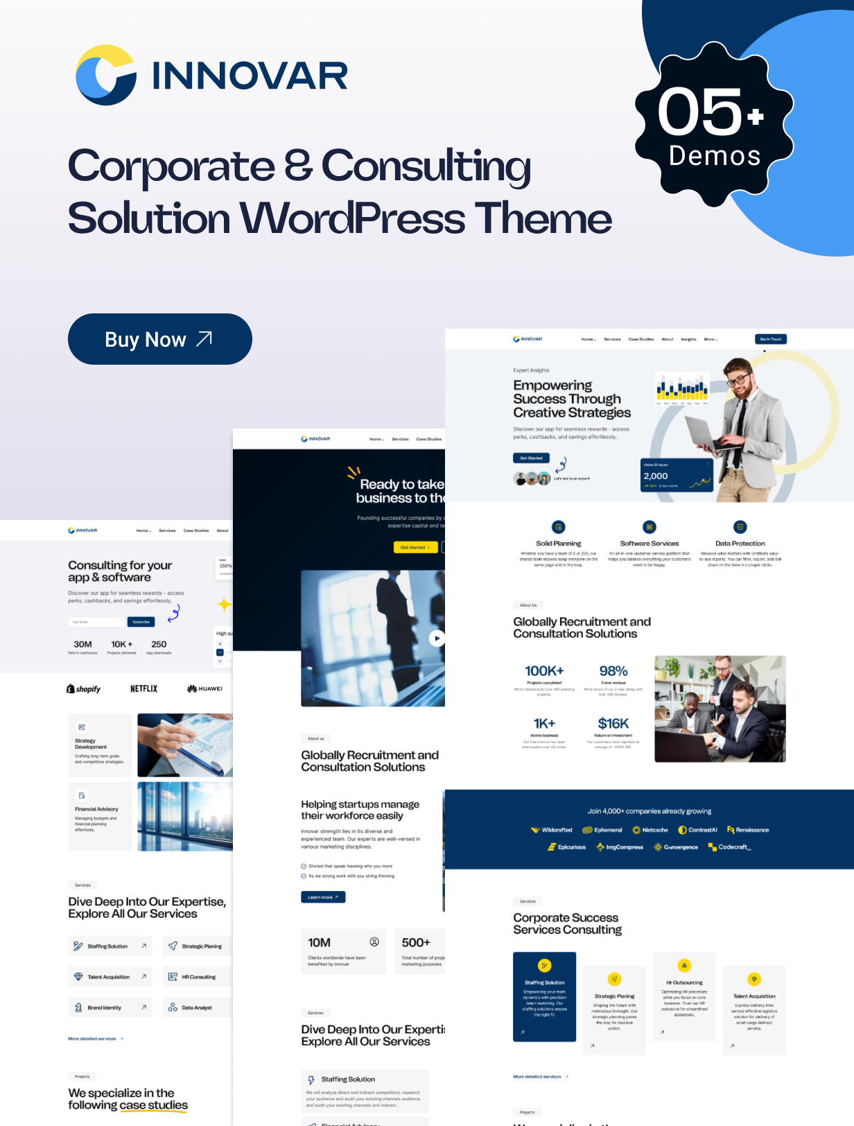 Innovar - Consulting Business WordPress Theme