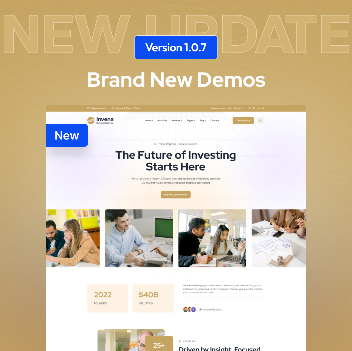 Invena - Business Consulting WordPress Theme