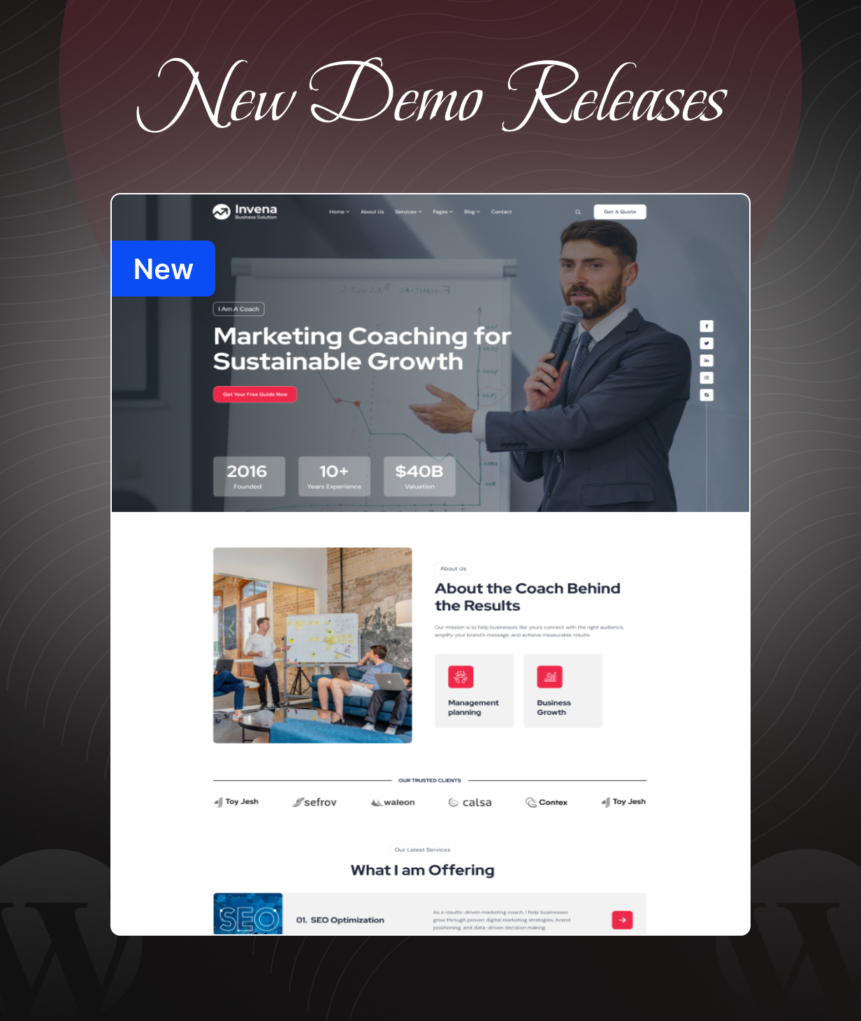 Invena - Business Consulting WordPress Theme