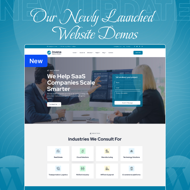 Invena - Business Consulting WordPress Theme