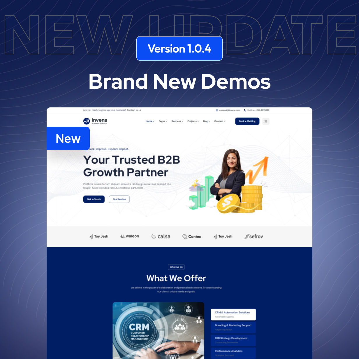 Invena - Business Consulting WordPress Theme