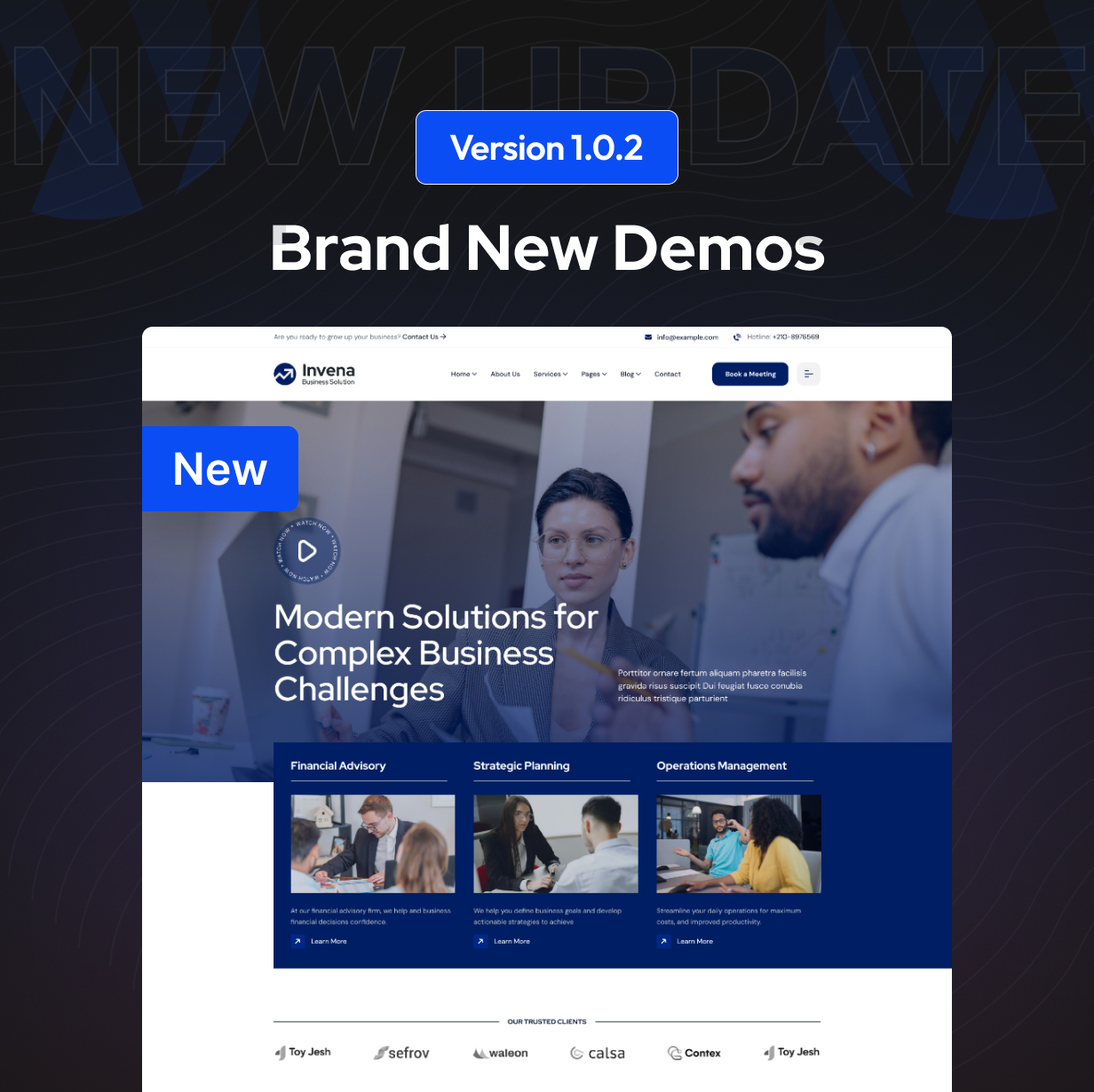 Invena - Business Consulting WordPress Theme