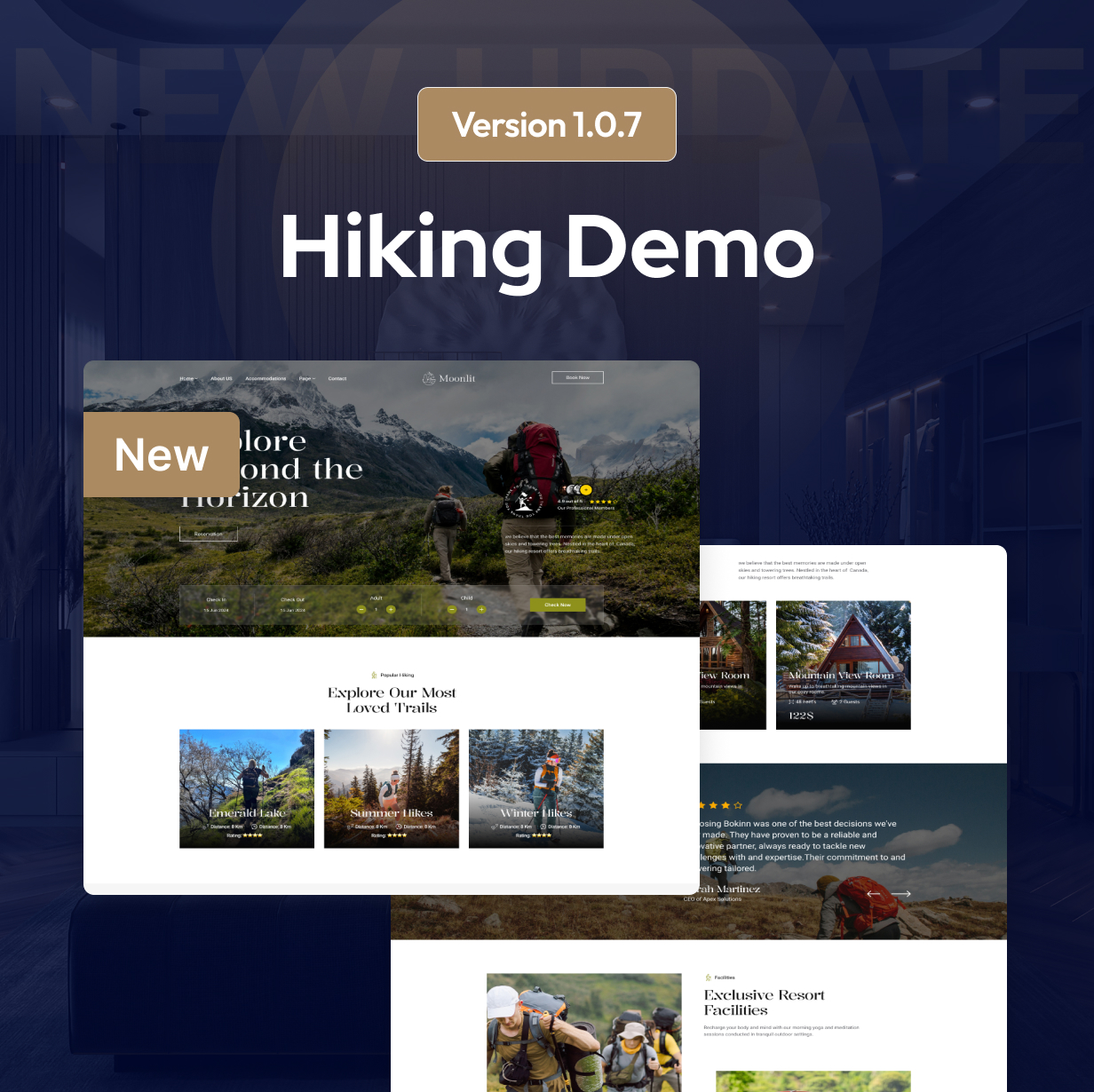 Moonlit - Hotel Booking WordPress Theme