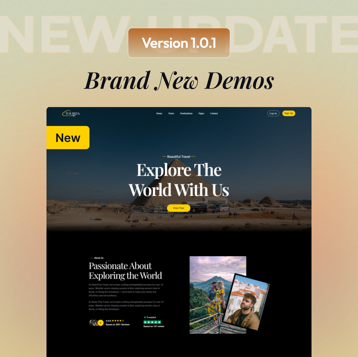 Touriza – Tour & Travel Booking HTML Template